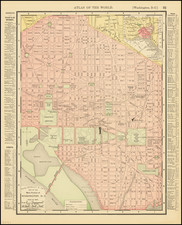 Rand, McNally & Co's Map of the Main Portion of Washington, D.C. By Rand McNally & Company