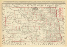 North Dakota Map By Rand McNally & Company
