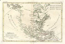 North America Map By Rigobert Bonne