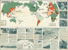 (Second World War - Propaganda) Newsmap Monday, June 8, 1942 | Enemy Tanks are Vulnerable