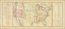 United States Map By E. Gilman