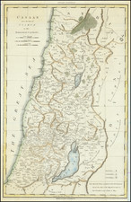 Holy Land Map By Robinson & Franklin Co. / Robert Wilkinson