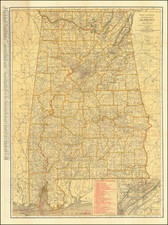 Alabama Map By Rand McNally & Company