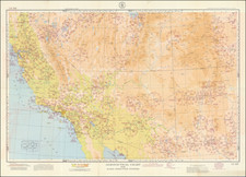 Arizona, Colorado, Utah, Nevada, New Mexico, Colorado, Utah and California Map By U.S. Coast & Geodetic Survey