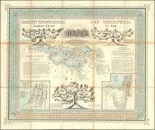 Holy Land Map By C.W. Leonard