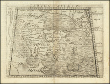 Middle East and Arabian Peninsula Map By Giacomo Gastaldi