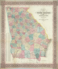 Georgia Map By William G. Bonner