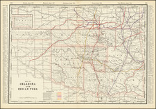 New Rail Road and County Map of Arkansas, Louisiana & Mississippi by George  F. Cram on Kaaterskill Books