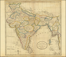India Map By Mathew Carey
