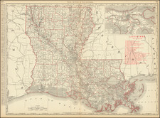Louisiana [with inset of New Orleans]
