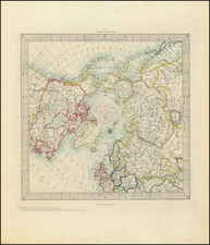 Northern Hemisphere and Polar Maps Map By Letts