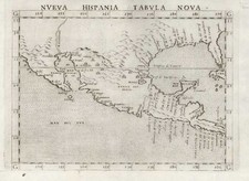 South, Southeast, Southwest and Mexico Map By Girolamo Ruscelli