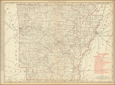 Arkansas Map By Rand McNally & Company
