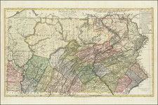 Pennsylvania Map By Daniel Friedrich Sotzmann