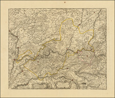 Netherlands and Norddeutschland Map By Valk & Schenk