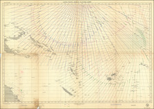 Pacific Ocean, Pacific and Other Pacific Islands Map By U.S. Navy Hydrographic Office