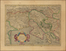 Croatia & Slovenia and Northern Italy Map By Gerhard Mercator