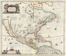 North America and California Map By Jan Jansson