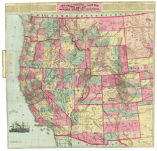 Plains, Southwest, Rocky Mountains and California Map By Gaylord Watson