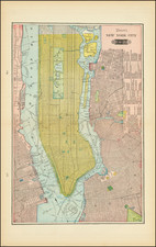 New York City Map By H.C. Tunison