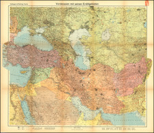 Middle East and World War II Map By Velhagen & Klasing