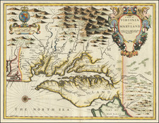 A Map of Virginia And Maryland