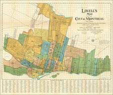 Lovell's Map of the City of Montreal