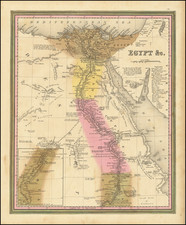 Egypt Map By Henry Schenk Tanner
