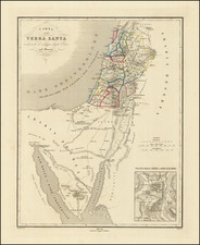 Holy Land Map By Francesco Pagnoni