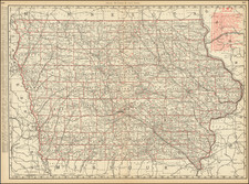 Iowa Map By Rand McNally & Company