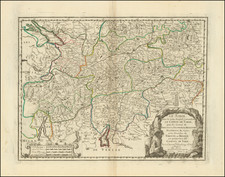 Le Tirol, sous le nom duquel s'entendent le Comté de Tirol, puis les comtés de Bregentz, Feldkirck, Montfort, Pludentz, etc... 1703