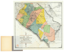 The Old Spanish and Mexican Ranchos of Orange County    A Map issued by Title Insurance & Trust Company of Los Angeles adapted from the 1946 Official Map  [with text pamphlet] By Title Insurance & Trust Company