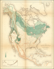 North America Map By Julius Bien