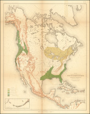 North America Map By Julius Bien