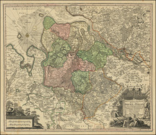 Norddeutschland Map By Matthaus Seutter