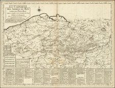 Belgium Map By Pierre Moullart-Sanson