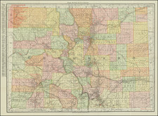 Rand, McNally & Co.'s Indexed County and Township Pocket Map and Shipper's Guide of Colorado (Pocket Map)