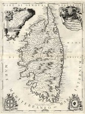 Europe, France, Mediterranean and Balearic Islands Map By Vincenzo Maria Coronelli