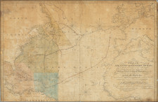 Atlantic Ocean, North America, Europe and Africa Map By William Faden