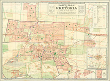 South Africa Map By Capt. P. C. Paff