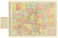 Rand, McNally & Co.'s Indexed County and Township Pocket Map and Shipper's Guide of Colorado (Pocket Map)