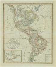 Charte von America nach den neuesten Materialien Lichersten Ortsbestimungen und der neuesten Eintheilung entworfen von . . . 1810 By Dr. F.W. Streit