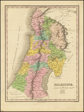 Holy Land Map By Anthony Finley