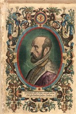 Portraits & People Map By Abraham Ortelius