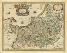 Prussia Accurate Descripta a Gasparo Henneberg Erlichensi By Jan Jansson