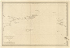 Puerto Rico, Virgin Islands and Other Islands Map By Depot de la Marine