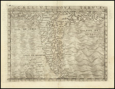 India Map By Giacomo Gastaldi