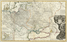 Poland, Russia, Ukraine and Baltic Countries Map By Herman Moll