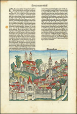 Middle East and Holy Land Map By Hartmann Schedel