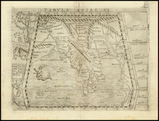 Indian Ocean, India and Southeast Asia Map By Giacomo Gastaldi